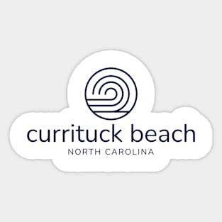 Currituck Beach, NC Beach Summer Wave Sticker